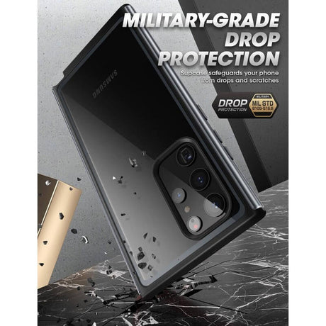 Противоударен Калъф за Samsung S22 Ultra, Supcase Ub Edge Pro, Черен (4)