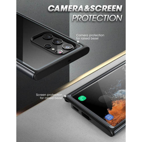 Противоударен Калъф за Samsung S22 Ultra, Supcase Ub Edge Pro, Черен (6)