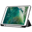 Калъф с Pen Поставка за iPad Air/ 6/ 5 9.7", TriFold Leater Case, Черен