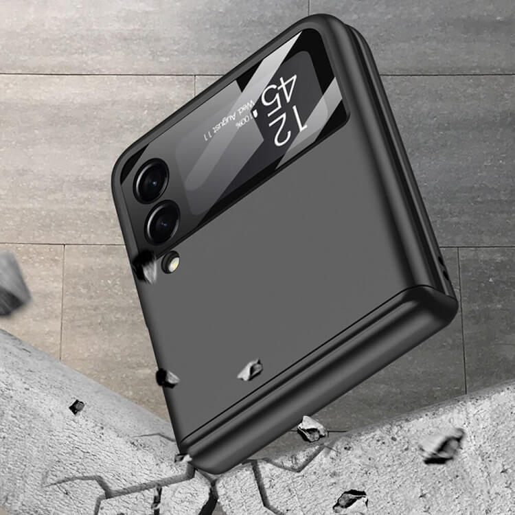 Калъф с Предпазител за Samsung Galaxy Z Flip 3, GKK Magnetic Case, Черен (4)
