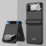 Калъф с Предпазител за Samsung Galaxy Z Flip 3, GKK Magnetic Case, Черен (2)