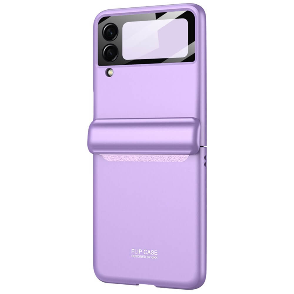Калъф с Предпазител за Samsung Galaxy Z Flip 3, GKK Magnetic Case, Лилав