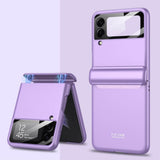 Калъф с Предпазител за Samsung Galaxy Z Flip 3, GKK Magnetic Case, Лилав (2)