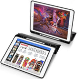 Калъф с Pen Поставка за iPad Pro 12.9" 2017-2015, Dux Ducis Domo Case, Черен (4)