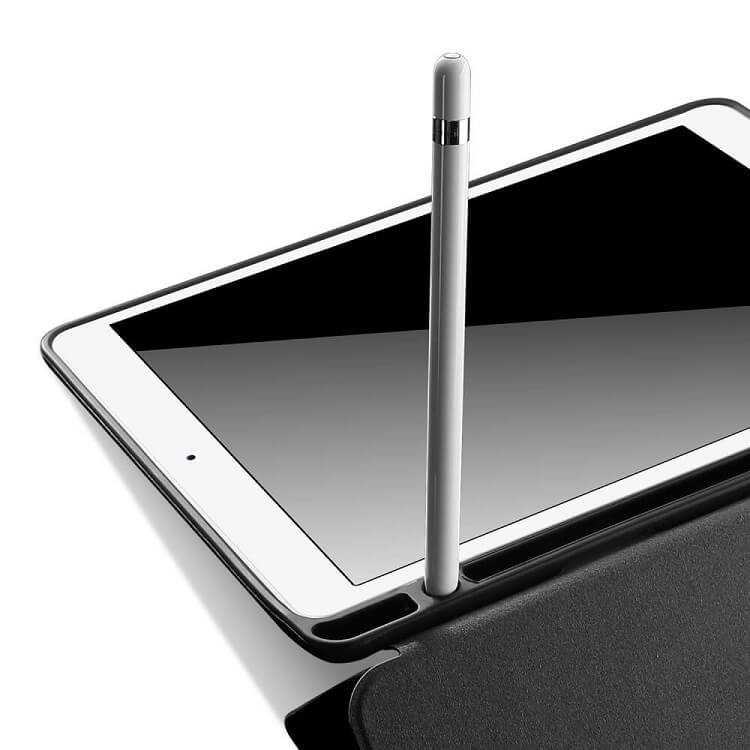 Калъф с Pen Поставка за iPad Pro 12.9" 2017-2015, Dux Ducis Domo Case, Черен (3)