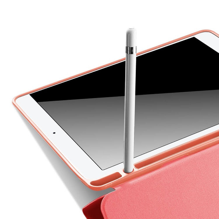 Калъф с Pen Поставка за iPad Pro 12.9" 2017-2015, Dux Ducis Domo Case, Розов (3)
