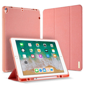 Калъф с Pen Поставка за iPad Pro 12.9" 2017-2015, Dux Ducis Domo Case, Розов