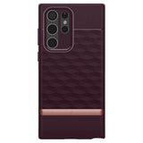 Противоударен Калъф за Samsung S22 Ultra, Spigen Caseology Parallax, Бордо (2)