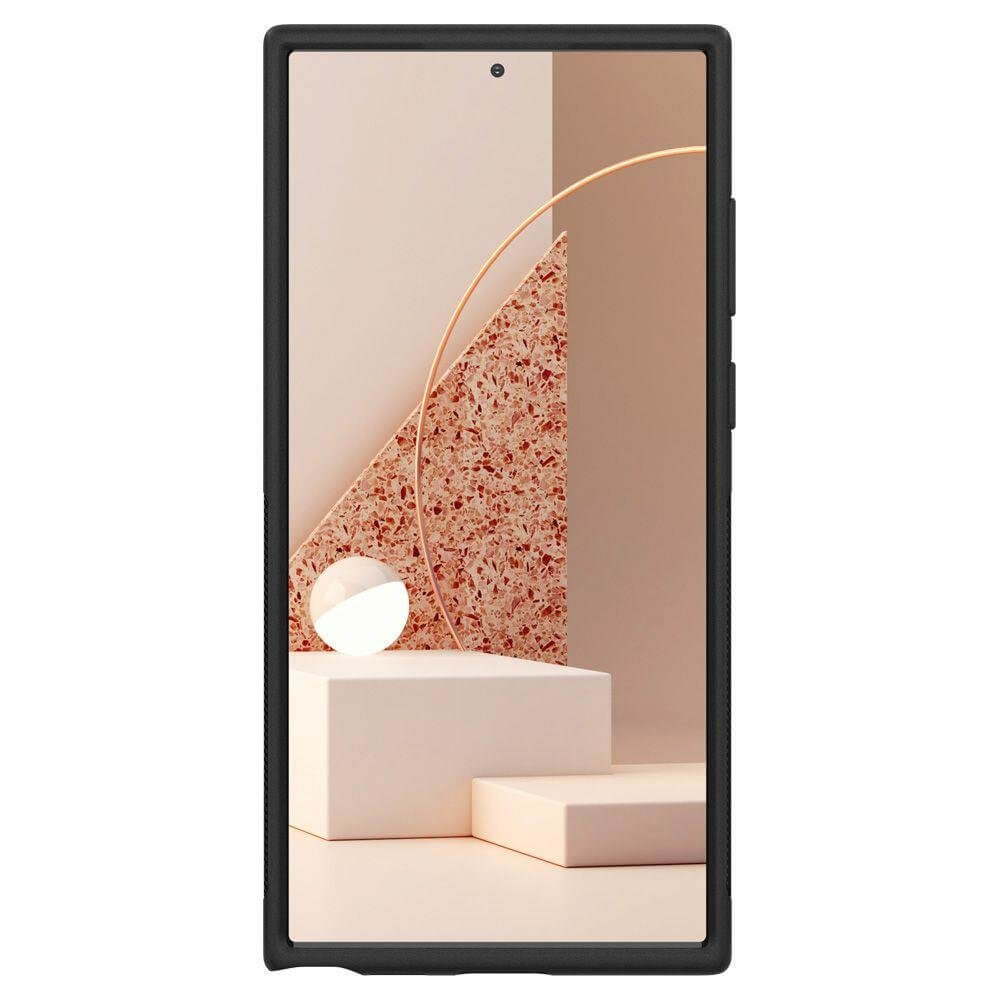 Противоударен Калъф за Samsung S22 Ultra, Spigen Caseology Parallax, Черен (3)