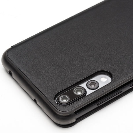 Активен Калъф за Huawei P20 Pro, Qialino Smart Book Case, Черен (4)