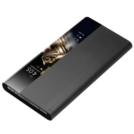 Активен Калъф за Huawei Mate 40 Pro, Qialino Smart Book Case, Черен (3)