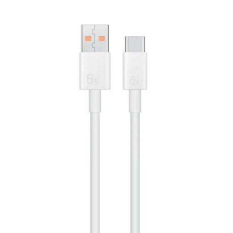 Оригинален USB-C Кабел за Huawei Super Charge LX04072043 66W 6A 1m, Бял (Bulk) (3)