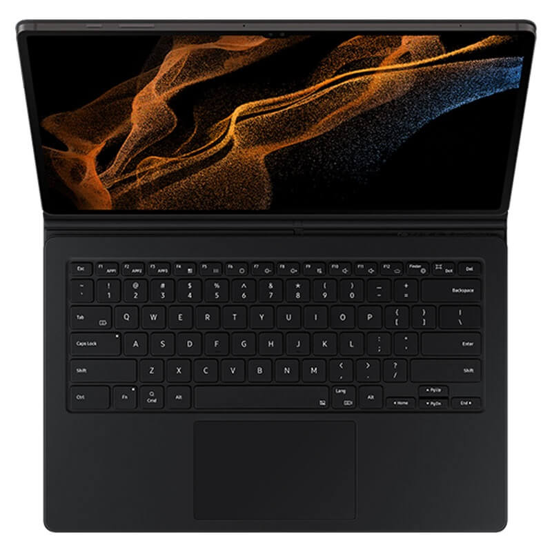 Оригинален Калъф за Samsung Tab S8 Ultra Book Keyboard-TouchPad Case EF-DX900UBE, Черен (2)
