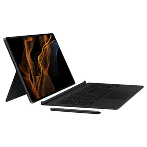 Оригинален Калъф за Samsung Tab S8 Ultra Book Keyboard-TouchPad Case EF-DX900UBE, Черен