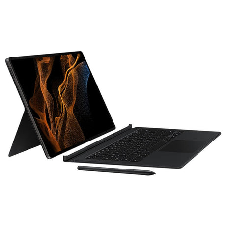 Оригинален Калъф за Samsung Tab S8 Ultra Book Keyboard-TouchPad Case EF-DX900UBE, Черен