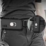 Калъф с Поставка за Колан за Samsung Z Fold 3, GKK KickStand Case, Черен (4)