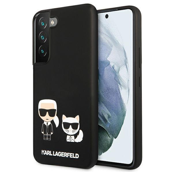 Луксозен Калъф за Samsung S22, Karl Lagerfeld Silicone Case, Черен