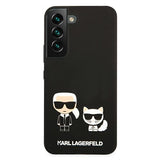 Луксозен Калъф за Samsung S22, Karl Lagerfeld Silicone Case, Черен (4)