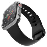 Противоударен Калъф за Apple Watch SE/ 6/ 5/ 4 44 mm, Spigen Ultra Hybrid Case, Прозрачен (3)