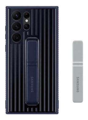 Оригинален Калъф с Поставка за Samsung S22 Ultra, Protective Standing Cover Case EF-RS908CNE, Син