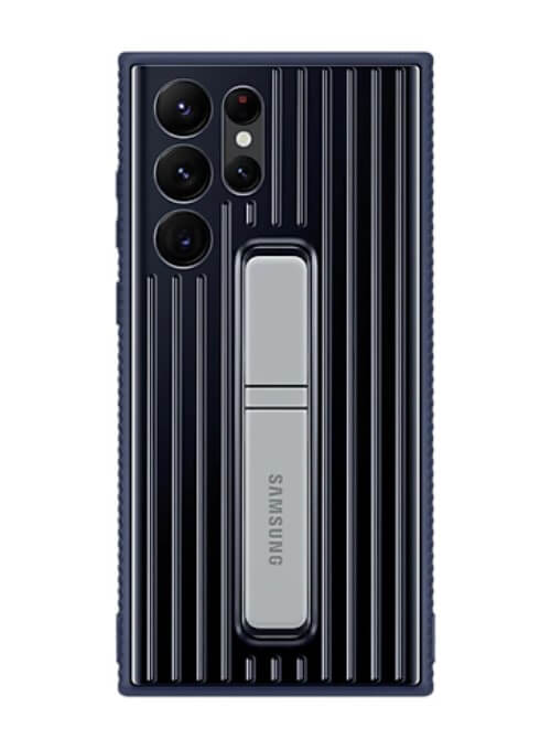 Оригинален Калъф с Поставка за Samsung S22 Ultra, Protective Standing Cover Case EF-RS908CNE, Син (3)