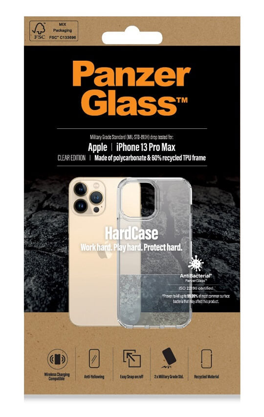 Противоударен Калъф за iPhone 13 Pro, Panzer Hard Case, Прозрачен (6)