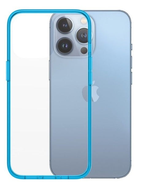 Противоударен Калъф за iPhone 13 Pro, Panzer Clear Color Case, Син