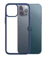 Противоударен Калъф за iPhone 12 Pro Max, Panzer Clear Color Case, Син