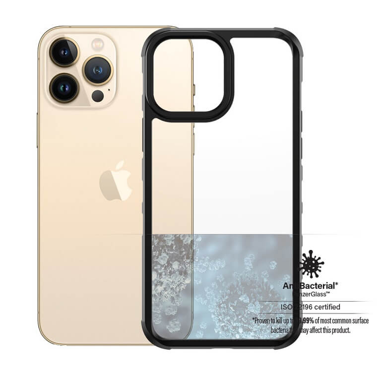 Противоударен Калъф за iPhone 13 Pro Max, Panzer SilverBullet Case, Черен (2)