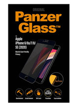 Стъклен Протектор за iPhone SE 2022/2020 8/7, PanzerGlass Antibacterial, Черен