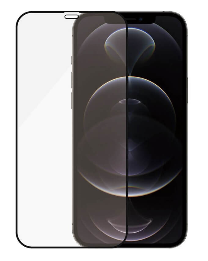 Стъклен Протектор за iPhone 12 Pro / 12, PanzerGlass Antibacterial, Прозрачен (2)
