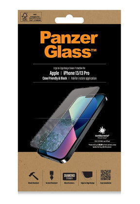 Стъклен Протектор за iPhone 13 Pro / 13, PanzerGlass Antibacterial, Прозрачен