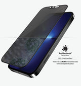 Privacy Протектор за iPhone 13 Pro Max, PanzerGlass Anti-Spy, Черен (4)