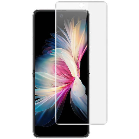 Комплект Протектори за Huawei P50 Pocket, iMAK Soft Folio Glass, Прозрачен (4)