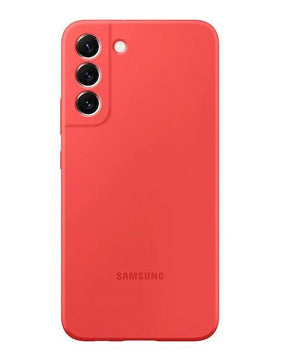Оригинален Силиконов Калъф за Samsung S22 Plus, Silicone Cover Case EF-PS906TPEGWW, Червен
