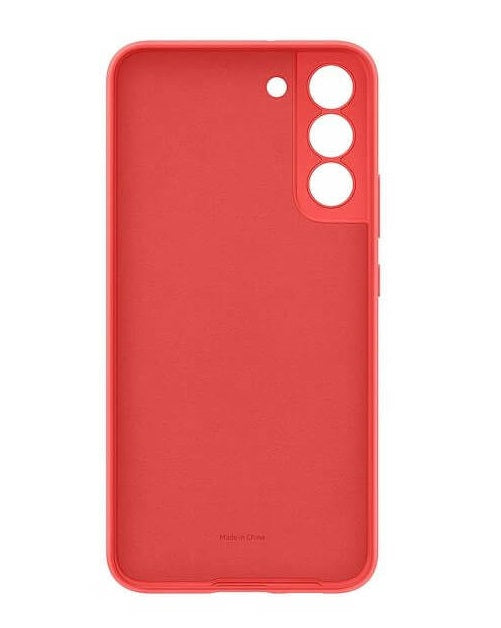 Оригинален Силиконов Калъф за Samsung S22 Plus, Silicone Cover Case EF-PS906TPEGWW, Червен (2)