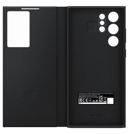 Оригинален Активен Калъф за Samsung S22 Ultra Clear View Cover Book Case EF-ZS908CBE, Черен (4)