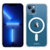 Magsafe Калъф за iPhone 13, Krusell Magnetic Case, Прозрачен