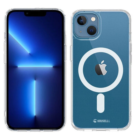 Magsafe Калъф за iPhone 13, Krusell Magnetic Case, Прозрачен