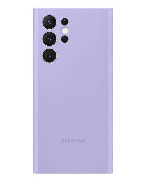 Оригинален Силиконов Калъф за Samsung S22 Ultra, Silicone Cover Case EF-PS908TVE, Лилав