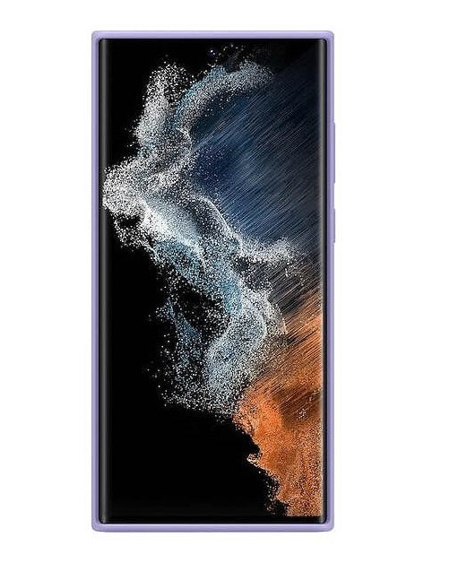 Оригинален Силиконов Калъф за Samsung S22 Ultra, Silicone Cover Case EF-PS908TVE, Лилав (2)