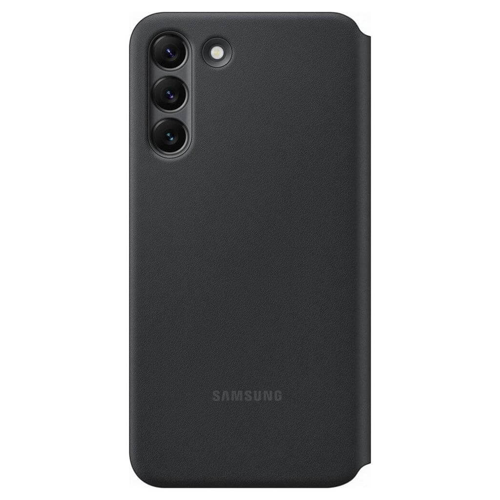 Оригинален Активен Калъф за Samsung S22, Led View Cover Book Case EF-NS901PBE, Черен (2)