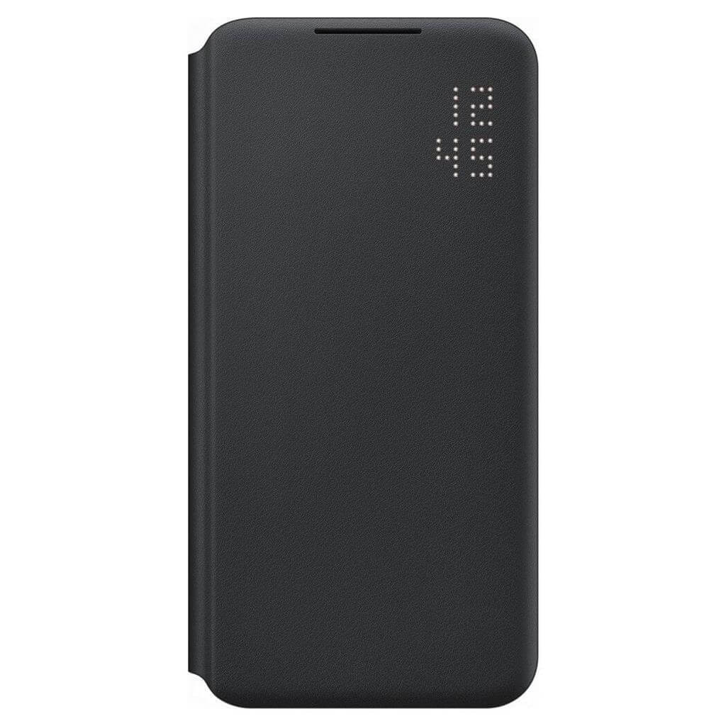 Оригинален Активен Калъф за Samsung S22, Led View Cover Book Case EF-NS901PBE, Черен