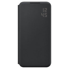 Оригинален Активен Калъф за Samsung S22, Led View Cover Book Case EF-NS901PBE, Черен