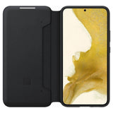 Оригинален Активен Калъф за Samsung S22, Led View Cover Book Case EF-NS901PBE, Черен (3)