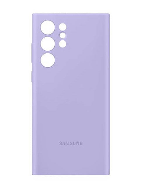 Оригинален Силиконов Калъф за Samsung S22 Ultra, Silicone Cover Case EF-PS908TVE, Лилав (4)