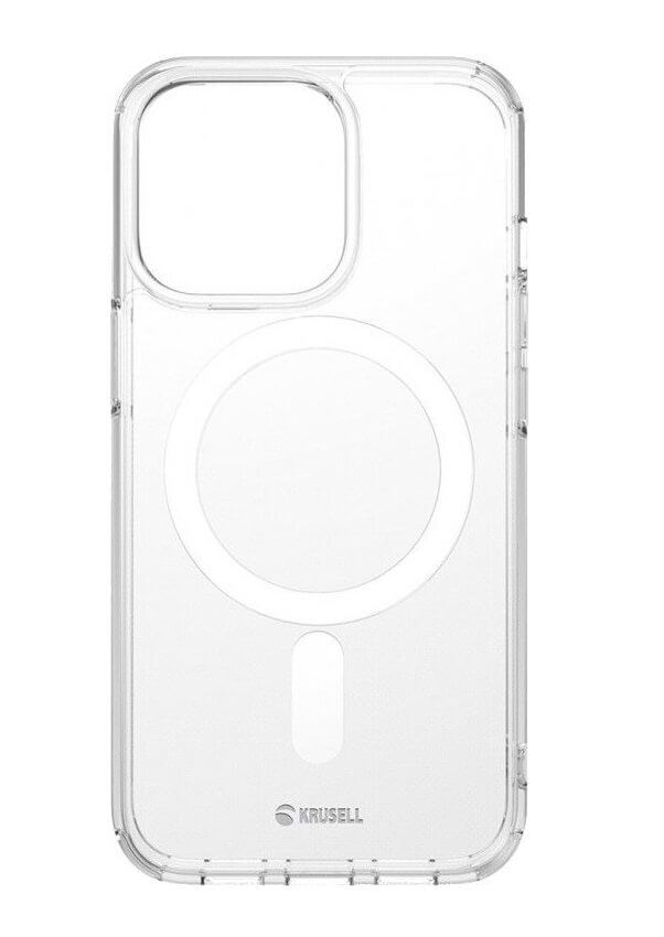 Magsafe Калъф за iPhone 13 Pro Max, Krusell Magnetic Case, Прозрачен (3)
