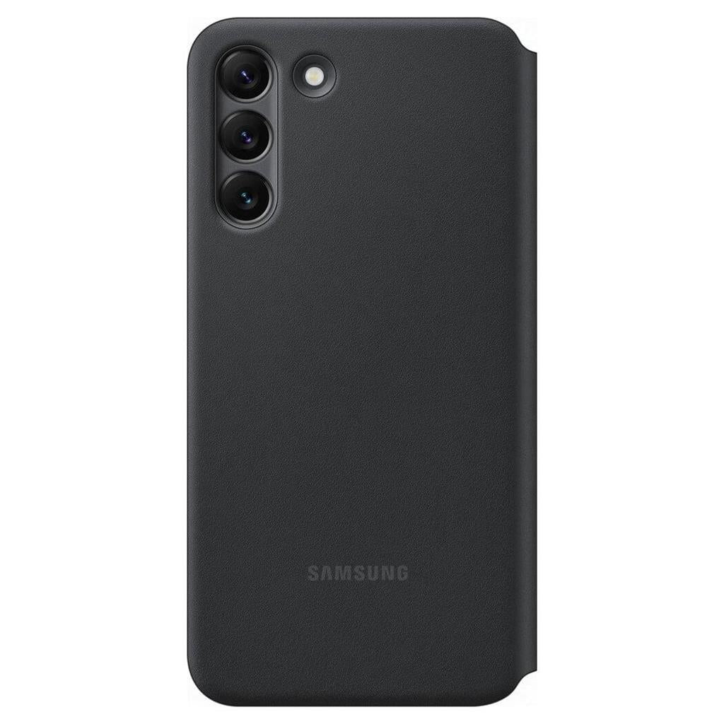 Оригинален Активен Калъф за Samsung S22 Plus, Led View Cover Book Case EF-NS906PBEGEE, Черен (2)