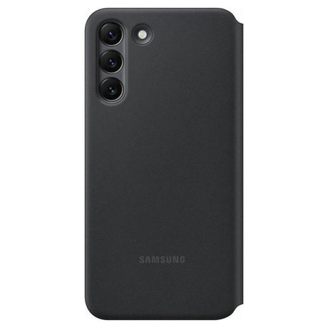 Оригинален Активен Калъф за Samsung S22 Plus, Led View Cover Book Case EF-NS906PBEGEE, Черен (2)