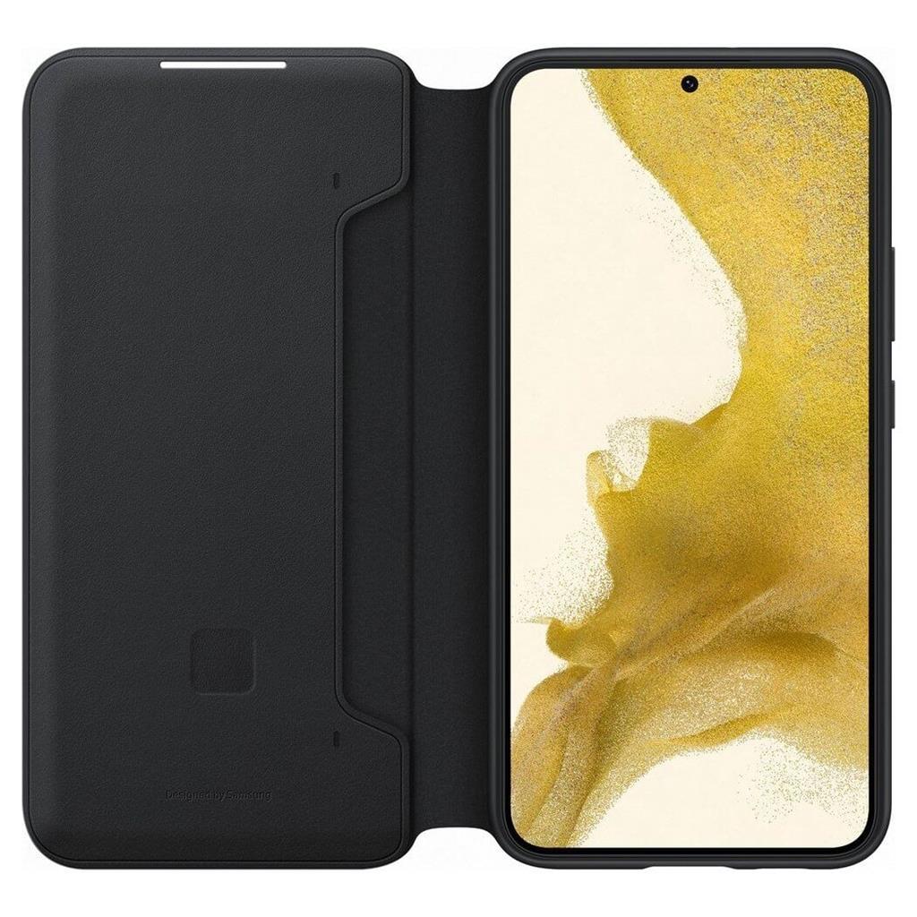 Оригинален Активен Калъф за Samsung S22 Plus, Led View Cover Book Case EF-NS906PBEGEE, Черен (3)